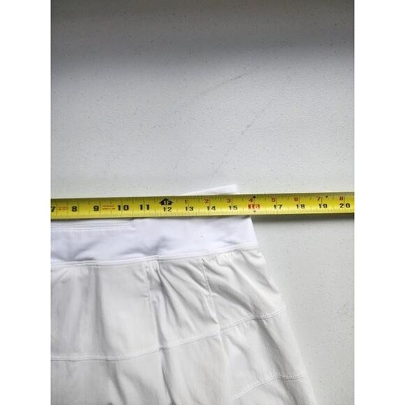 Lululemon Skirt Womens Size 8 White Athletic Running Tenniscore Preppy Skort - Picture 11 of 16